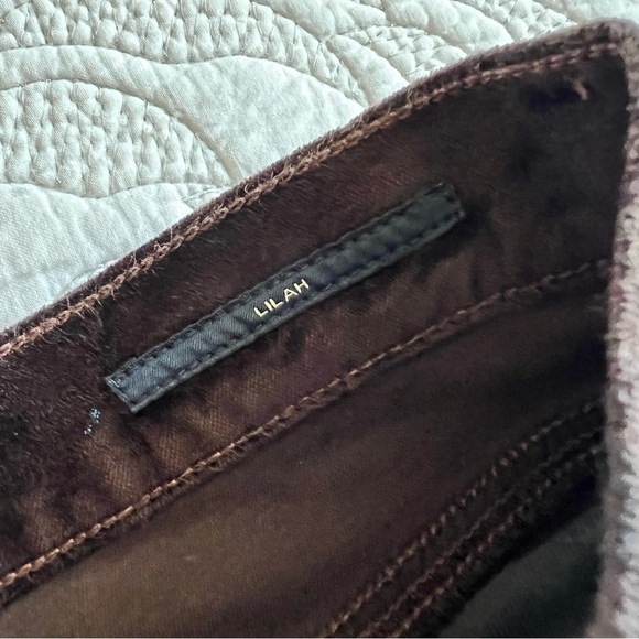 CITIZENS OF HUMANITY - Lilah Velvet High Rise Bootcut Pants - Pony (Brown) - Picture 6 of 14